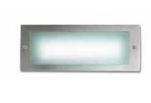 Εικόνα της Φωτιστικό Διαδρόμου Χωνευτό Ορθογώνιο Γκρι BT2801A-SS