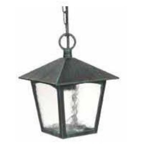 Εικόνα της Φωτιστικό Κρεμαστό Τεσσάρων Πλευρών Σκουριά 1585-R