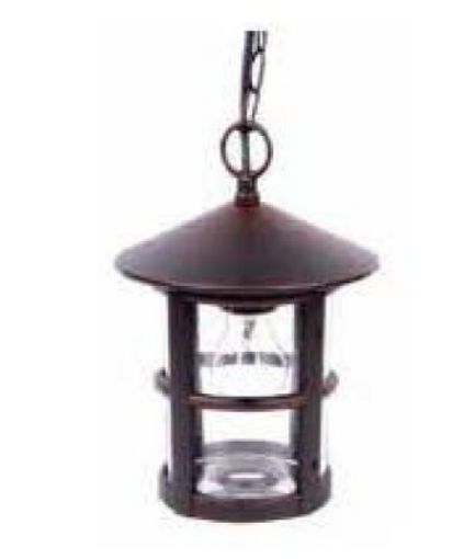 Εικόνα της Φωτιστικό Κρεμαστό Κυλινδρικό Σκουριά 1828G-R