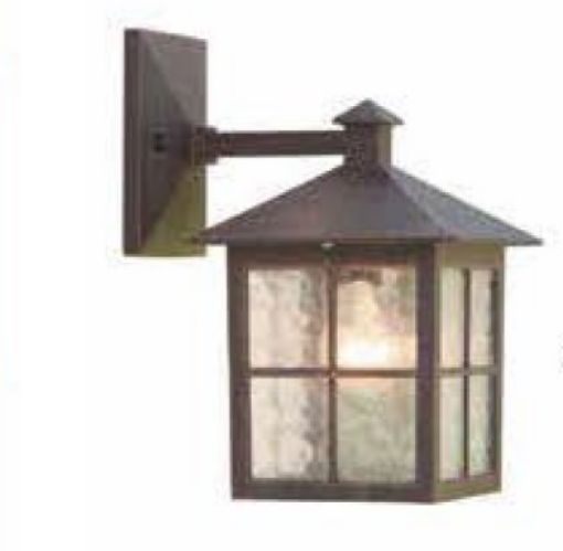 Εικόνα της Φωτιστικό Απλίκα Επίτοιχο Τεσσάρων Πλευρών Σκουριά 1592B-R