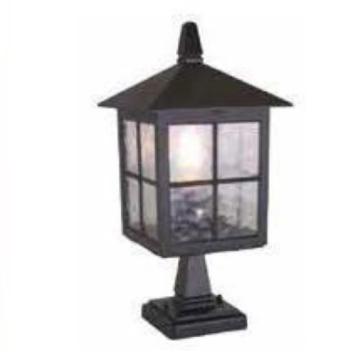 Εικόνα της Φωτιστικό Δαπέδου Τεσσάρων Πλευρών Μαύρο 1594-B