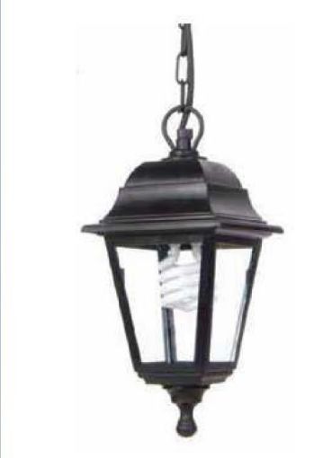 Εικόνα της Φωτιστικό Κρεμαστό Τεσσάρων Πλευρών Σκουριά