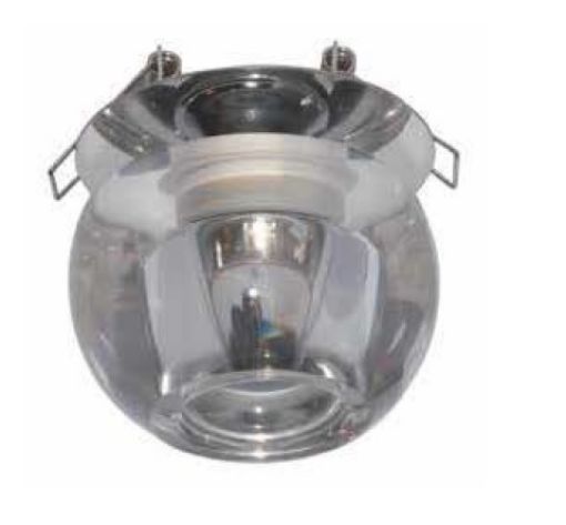 Εικόνα της Χωνευτό Σποτ Στρογγυλό Γυάλινο G9