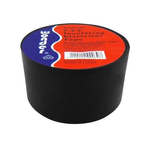 Εικόνα της Μονωτική Ταινία Μαύρη 0.13mmx38mmx20Y WONDER