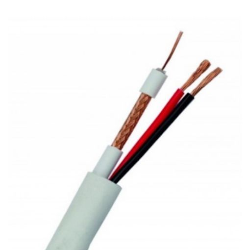 Εικόνα της Καλώδιο Κάμερας mini RG59+2x0.50