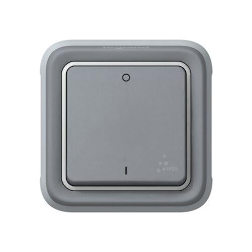 Εικόνα της Μηχανισμός Διακόπτη Διπολικού Γκρι IP55 PLEXO 069530