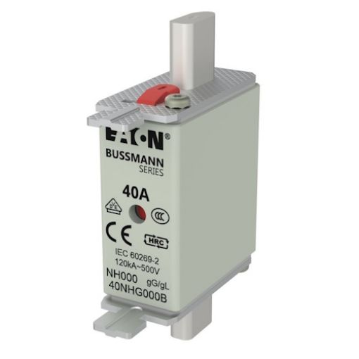 Εικόνα της 40NHG000B Ασφάλεια Μαχαιρωτή (BOX), NH000, 40A, gG/gL, 500V AC