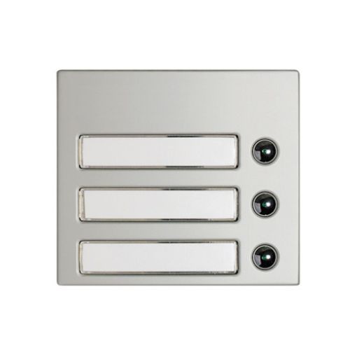 Picture of Πλάκα 3 Μπουτόν Κλήσης Αλουμίνιο Sfera 332231