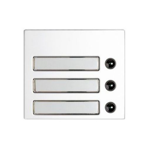 Picture of Πλάκα 3 Μπουτόν Κλήσης Λευκή Sfera 332232