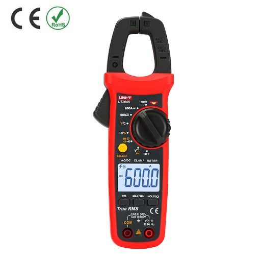 Εικόνα της Αμπεροτσιμπίδα Ψηφιακή 600A AC/DC True RMS UT204R