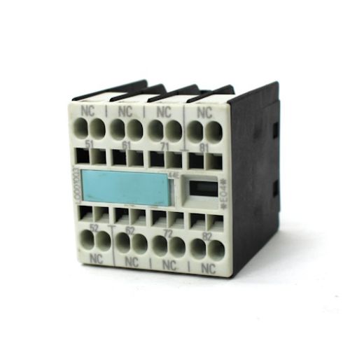 Picture of 3RH1911-2GA04 Μπλοκ Βοηθητικών Επαφών 4NC Ελατηριωτές Συνδέσεις