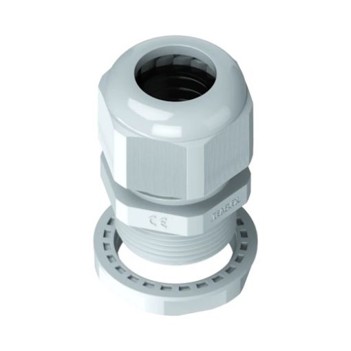 Picture of Στυπιοθλίπτης PG21 με Παξιμάδι IP68 Γκρι PTE21