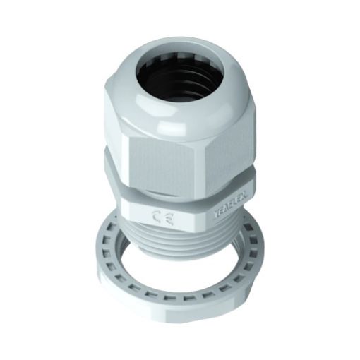 Picture of Στυπιοθλίπτης M25x1.5 με Παξιμάδι IP68 Γκρι PTEM25