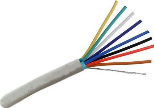 Picture of Καλώδιο Συναγερμού 8x0.22mm² Χαλκού με Φύλλο Αλουμινίου LiY(st)Y