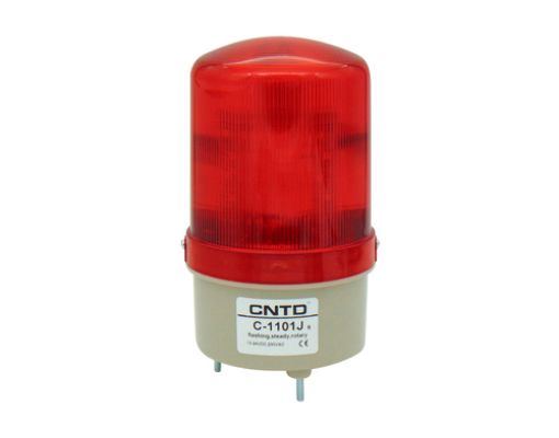 Εικόνα της Φαροσειρήνα LED Κόκκινη 12/24VDC&230VAC 155x85mm Multifunction C-1101J CNTD