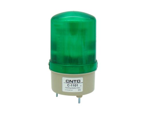 Εικόνα της Φάρος LED Πράσινος 24VDC&230VAC 155x85mm Multifunction C-1101 CNTD