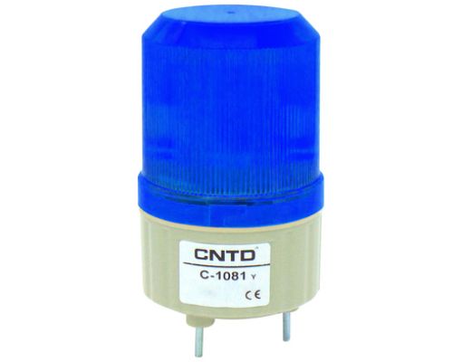 Εικόνα της Φάρος LED Μπλε 230VAC 160x85mm Περιστροφικός C-1101 CNTD