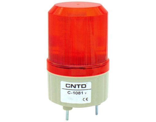 Εικόνα της Φάρος LED Κόκκινος 24VDC 160x85mm Περιστροφικός C-1101 CNTD