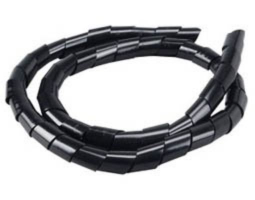 Εικόνα της Σπιράλ Καλωδίων Φ11.4mm 10m Μαύρο SWB-10 CHS
