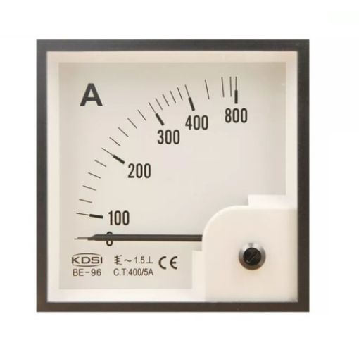 Εικόνα της Αμπερόμετρο Αναλογικό 96x96mm 400/5Α