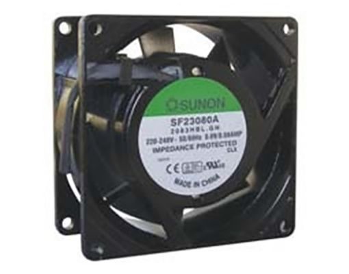 Picture of Ανεμιστήρας 80x80x25mm 230VAC Ρουλεμάν, με καλώδιο SF23080AT-HBL