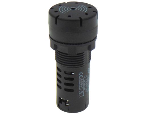 Picture of Buzzer Φ22 Πίνακα 24VAC/DC 80dB Μαύρο AD22-22MFD XND
