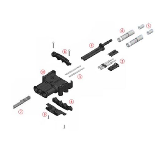 Εικόνα της EKPM160-ST1 Πρίζα Κλαρκ Θηλυκό 160A 2P