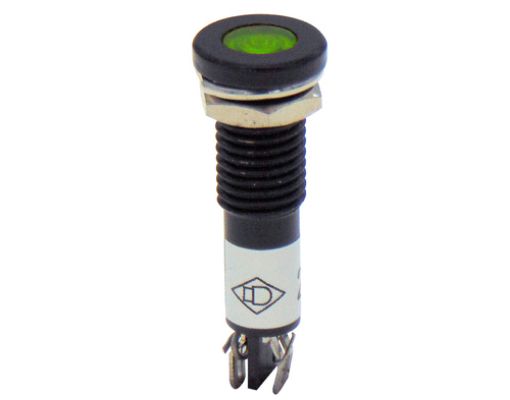 Picture of Ενδεικτική Λυχνία Φ12 Πράσινη 24VAC/DC LED με Faston AD22C-12D XND