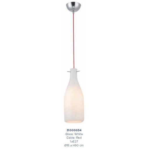 Picture of Pendant Light with Glass White MD8874/L