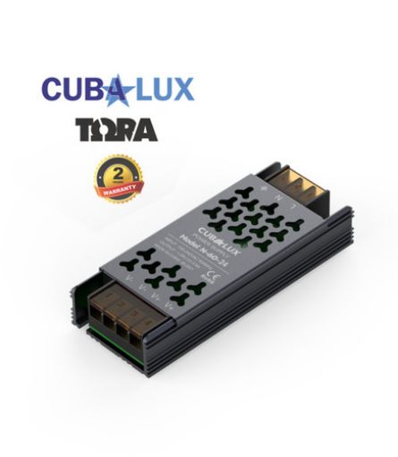 Εικόνα της Τροφοδοτικό Μεταλλικό 60W 24VDC IP20 500054
