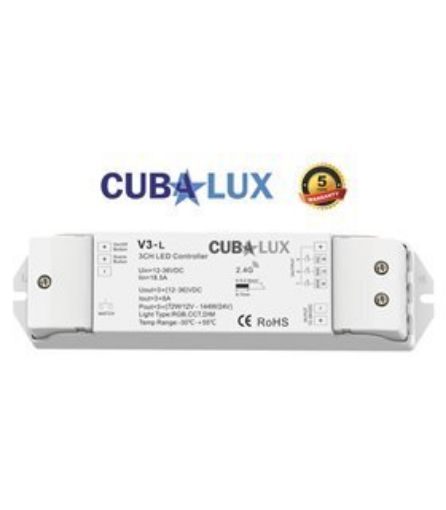 Picture of RF-Push Button RGB/CCT/DIM Controller 3x6A 12-26Vdc 130638