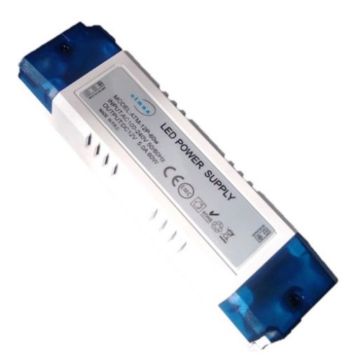 Εικόνα της Τροφοδοτικό LED 12VDC 60W Πλαστικό 165x44x28mm