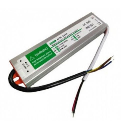Εικόνα της Τροφοδοτικό LED 12VDC 100W Στεγανό IP68 217x45x36mm