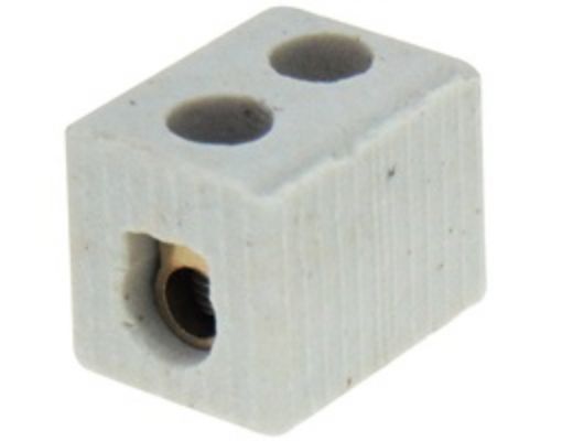 Picture of Porcelain Terminal Block 1P 10mm² 15A 600°C 1512 FRH