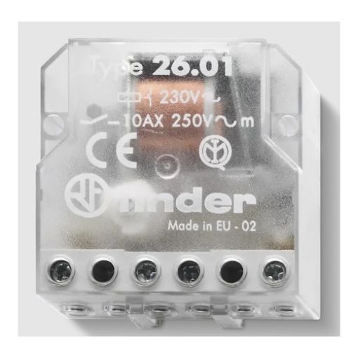 Εικόνα της Ρελέ Καστάνιας Εξωτερικό 2601 230VAC 10A 1NO 26.01.8.230.0000