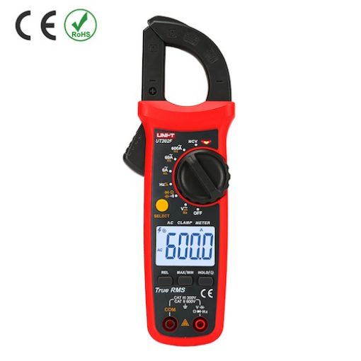 Picture of Digital Clamp Meter 600A AC True RMS UT202F