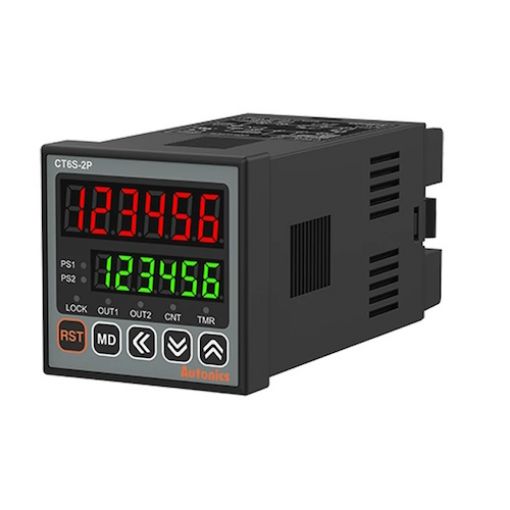 Εικόνα της CT6S-2P2 24VAC/24-48VDC Μετρητής 6 ψηφίων 2 έξοδοι 48x48mm