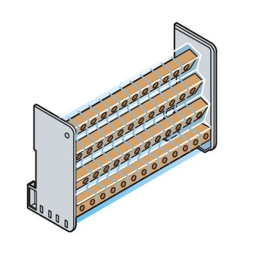 Εικόνα της AD1029 Μπλοκ Διανομής 4P 125A (Μεγάλο)