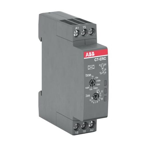 Εικόνα της CT-ERC.12 Χρονικό Ρελέ ON DELAY 0.05s-100h 24-240VAC/24-48VDC 1C/O 4A