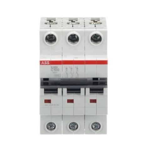 Picture of S203-C100 Miniature Circuit Breaker 3P 100A C 6kA