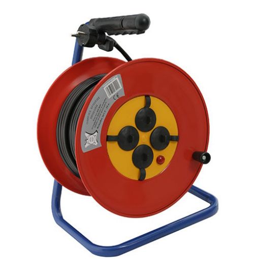 Εικόνα της Μπαλαντέζα Καρούλι 50m 3G1.5 mm² Μεταλλικό Μικρό 23250