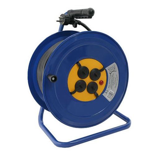 Εικόνα της Μπαλαντέζα Καρούλι 50m 3G2.5mm² Μεταλλικό Μεγάλο 24350