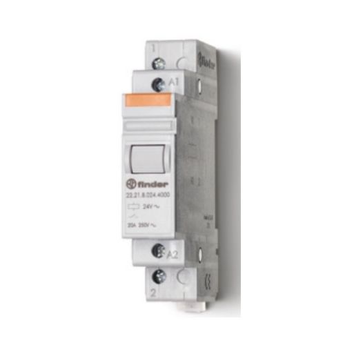 Εικόνα της Ρελέ Ισχύος Ράγας 1ΝΟ 20A 12VDC 2221 22.21.9.012.4000