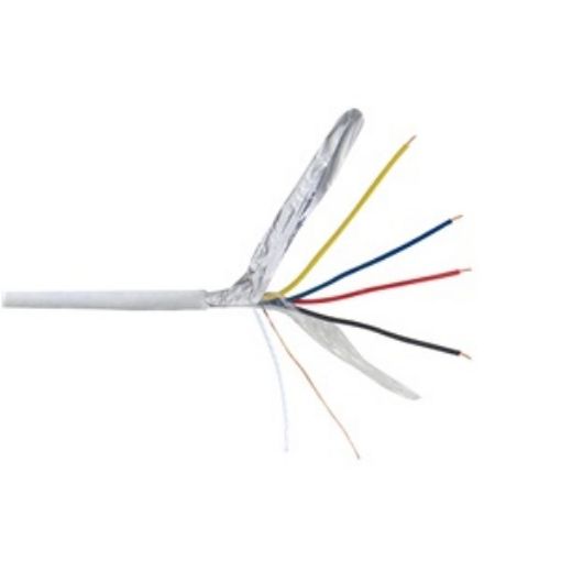 Εικόνα της Καλώδιο Συναγερμού 4x0.22mm² Χαλκού με Φύλλο Αλουμινίου LiY(st)Y