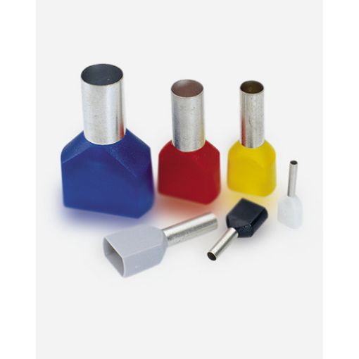 Εικόνα της Ακροχιτώνια Διπλά 2x0.75mm² Μπλε (100τμχ) APF/D-0,75