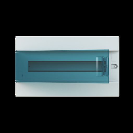 Εικόνα της CU1204F Πίνακας Χωνευτός 1x18 430x250x79 με Διάφανη Πόρτα