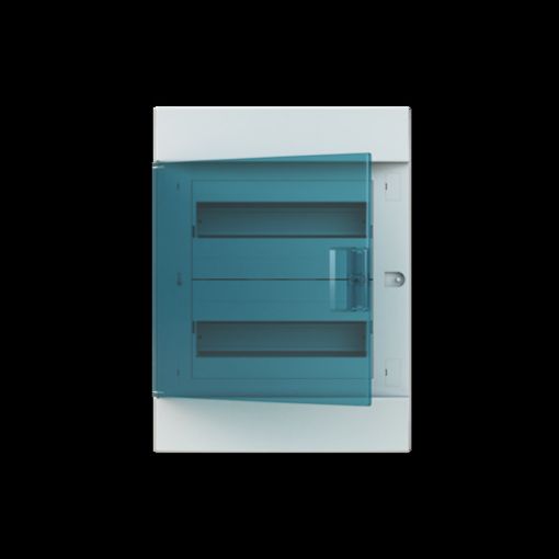 Εικόνα της CU1205F Πίνακας Χωνευτός 2x12 320x435x79 με Διάφανη Πόρτα