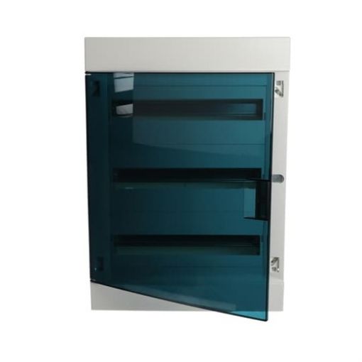 Εικόνα της CU1209F Πίνακας Χωνευτός 3x18 430x600x99 με Διάφανη Πόρτα