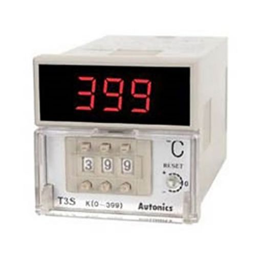 Εικόνα της T3S-B4RJ4C 100-240VAC Ελεγκτής Θερμοκρασίας Input:J, 48x48mm, 8 πόδια