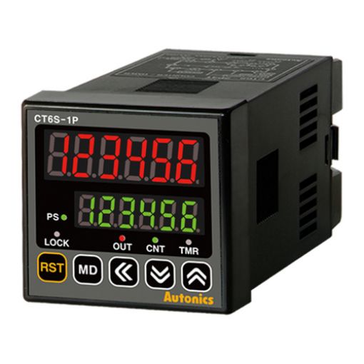 Εικόνα της CT6S-1P2 24VAC/24-48VDC Μετρητής 6 ψηφίων 1 έξοδος 48x48mm